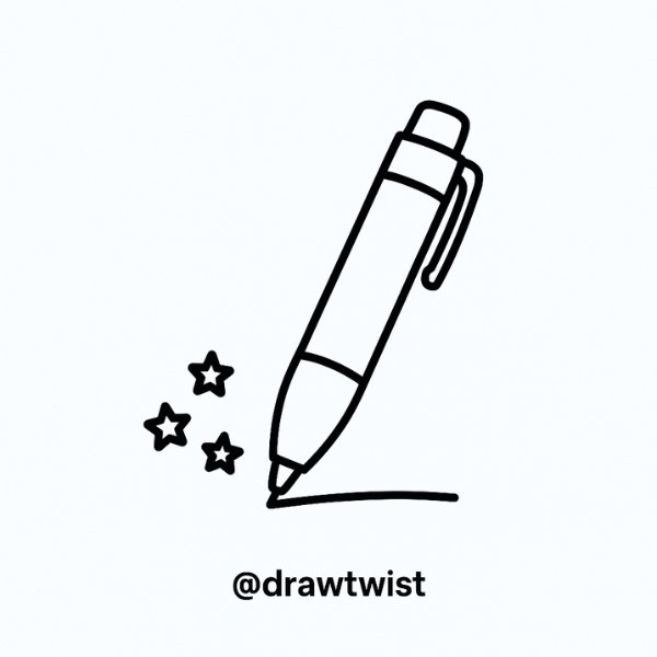 Pen Drawing Stars