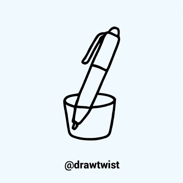 Pen in a Holder Stand