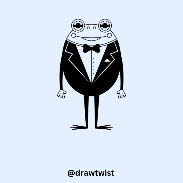 Frog in a Tuxedo