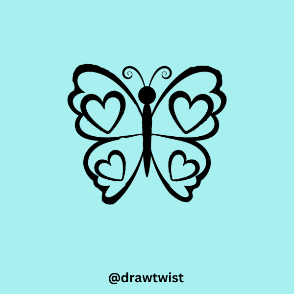 Heart Loop Butterfly