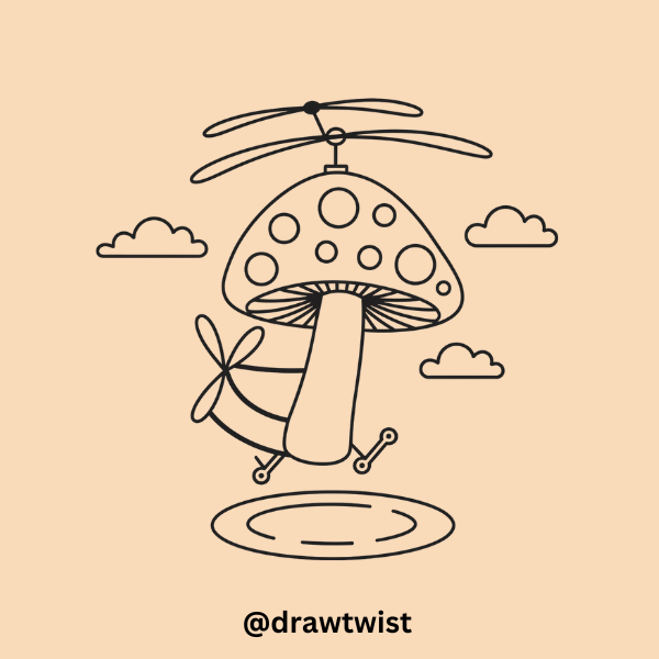 Mushroom Helicopter