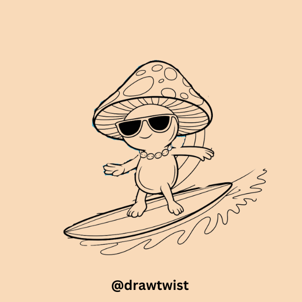 Surfer Mushroom