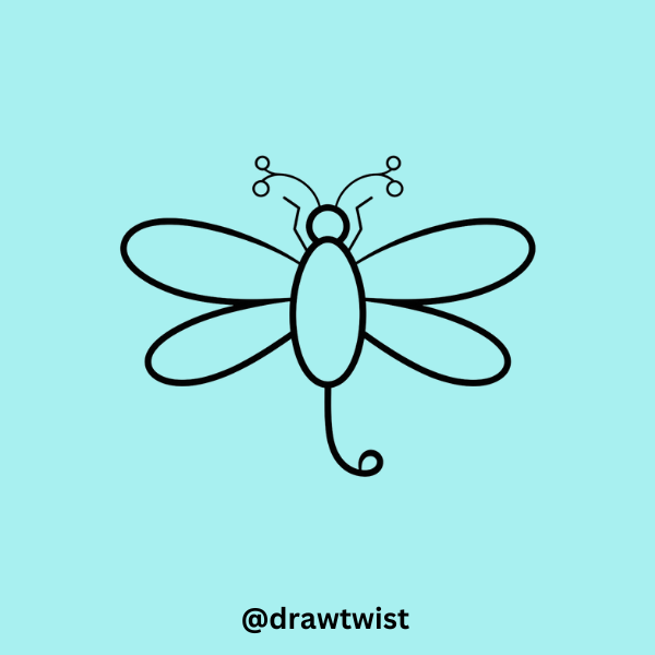 Very Easy Butterfly Drawing