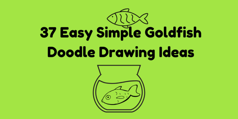 37 Easy Simple Goldfish Doodle Drawing Ideas