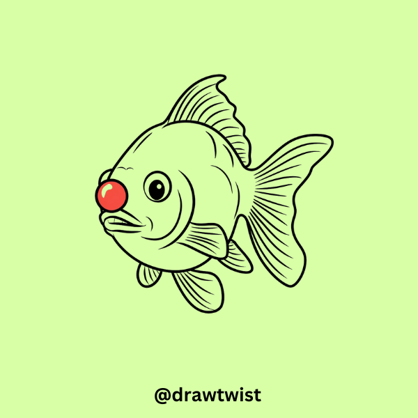 Goldfish with a Clown Nose