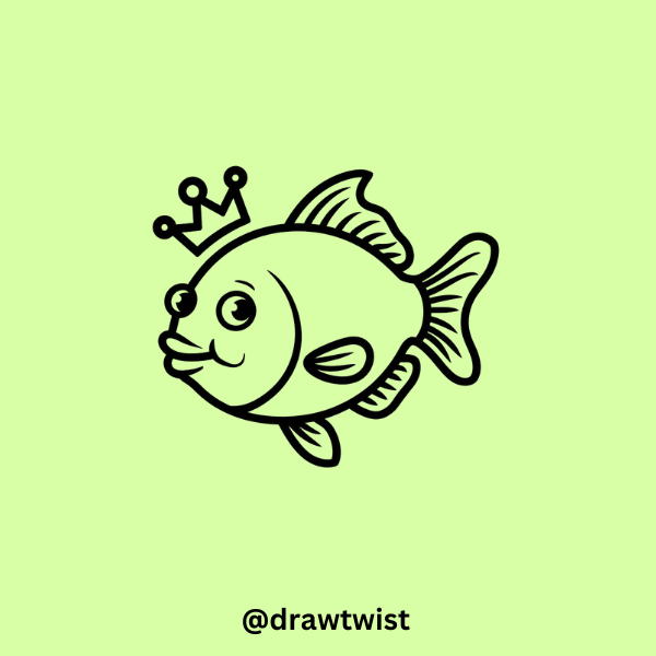 Goldfish with a Crown