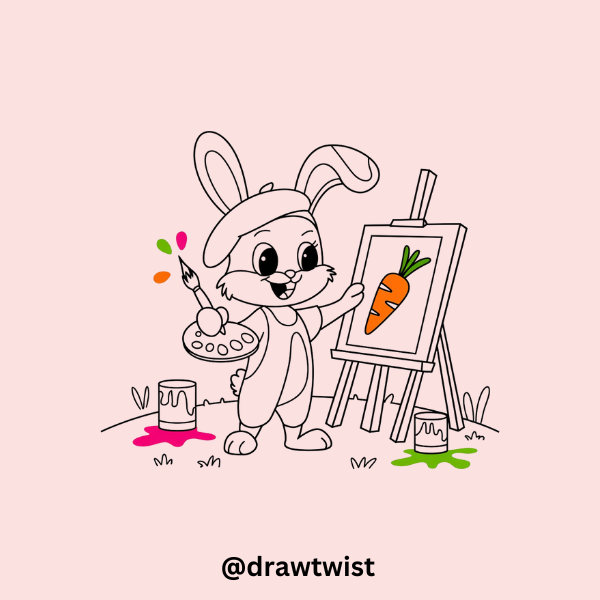 Artist Bunny