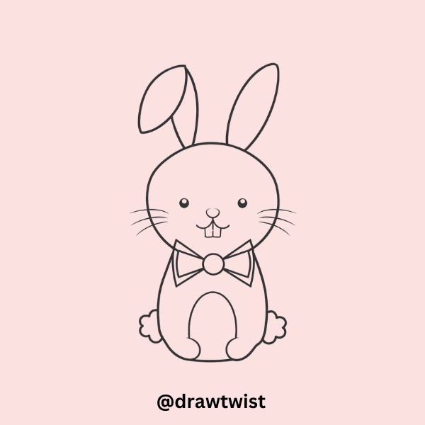 Baby Bunny with Bow Tie