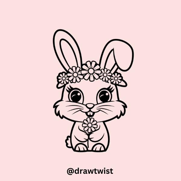 Flower Crown Bunny