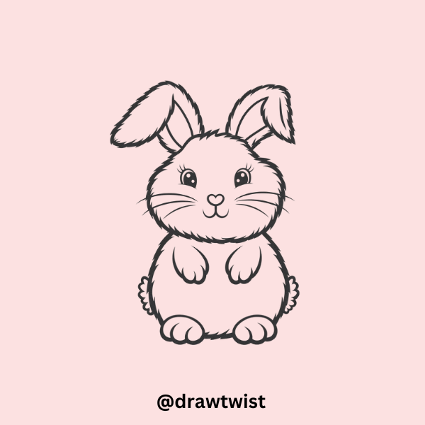 Fluffy Bunny with Big Ears