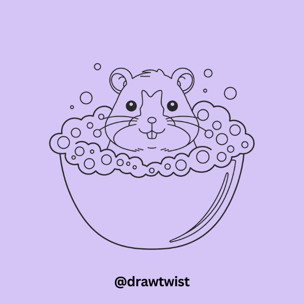 Hamster in a Bubble Bath