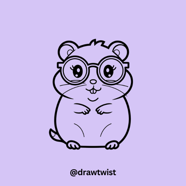 Hamster with Glasses