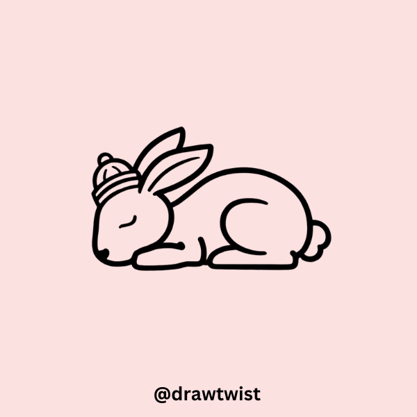 sleeping rabbit