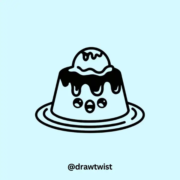 A Drippy Chocolate Lava Cake