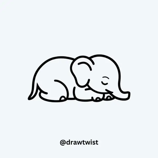 Elephant Blowing Bubbles