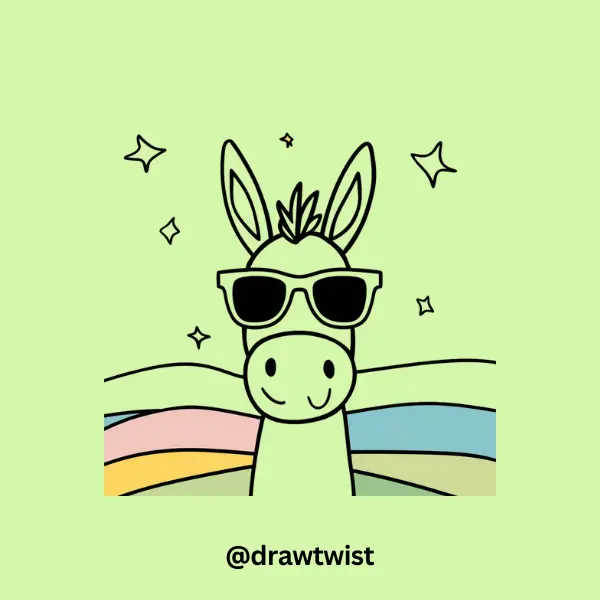 Donkey With Sunglasses