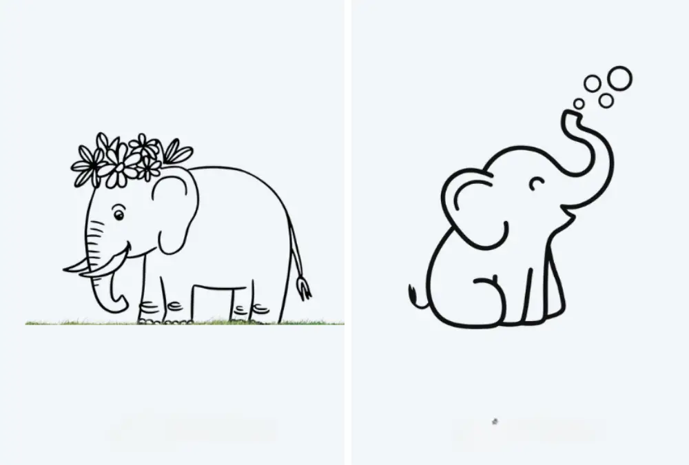 Elephant Doodles