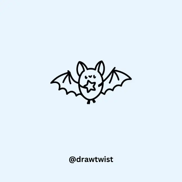 Bat Holding a Tiny Star