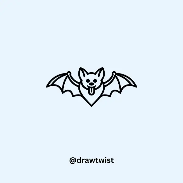 Bat Sticking Out Its Tongue