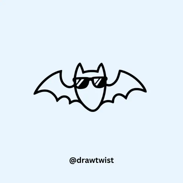 Bat with Sunglasses