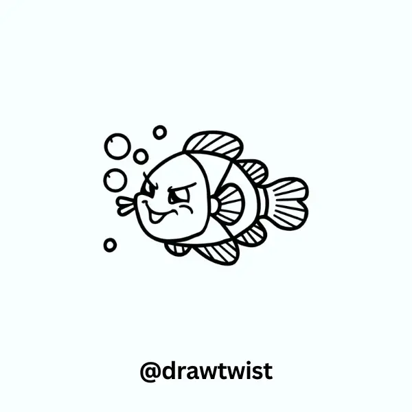 Clownfish Blowing Bubbles