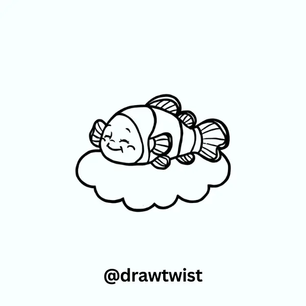 Clownfish Sleeping On A Cloud