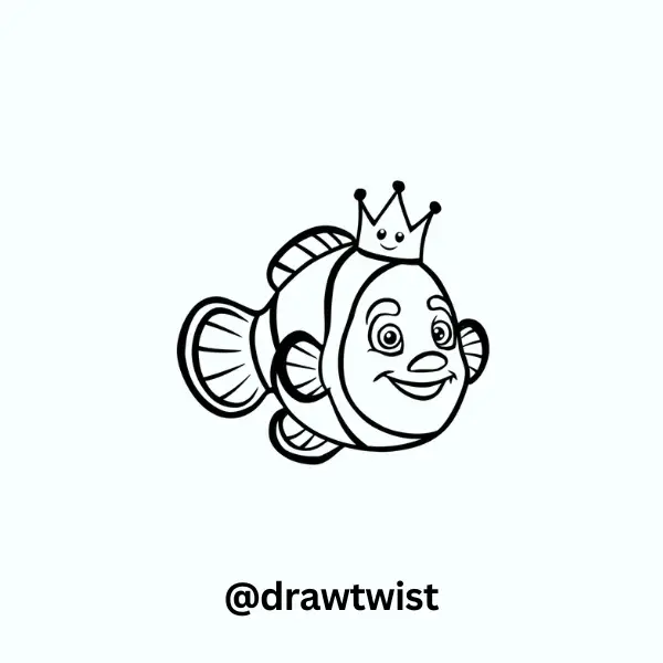 Clownfish Wearing A Crown