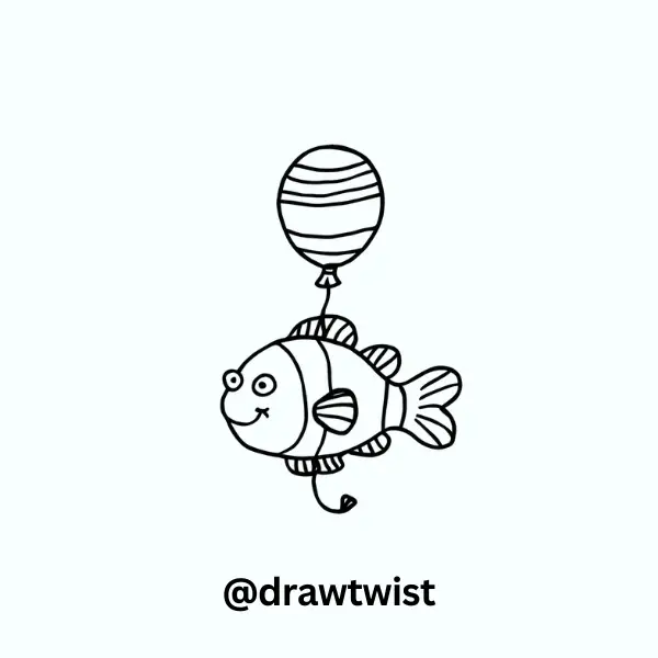 Clownfish With A Balloon