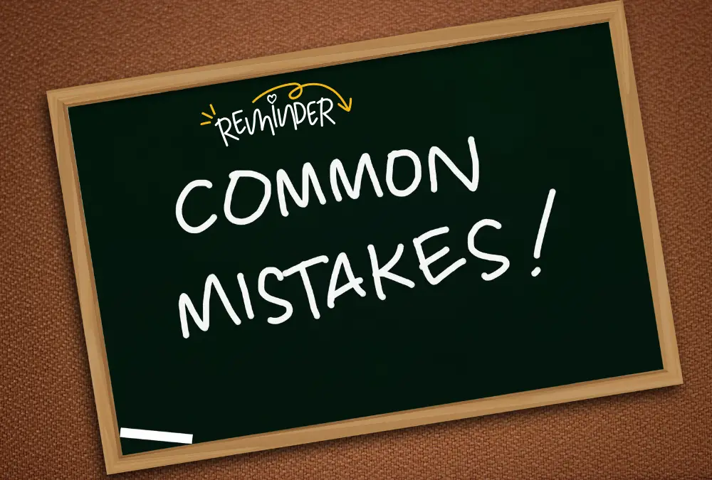 Common Doodling Mistakes