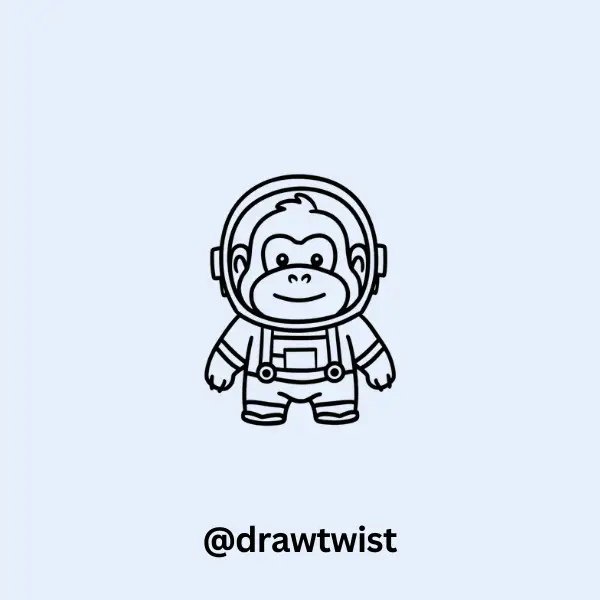 Gorilla In A Spacesuit
