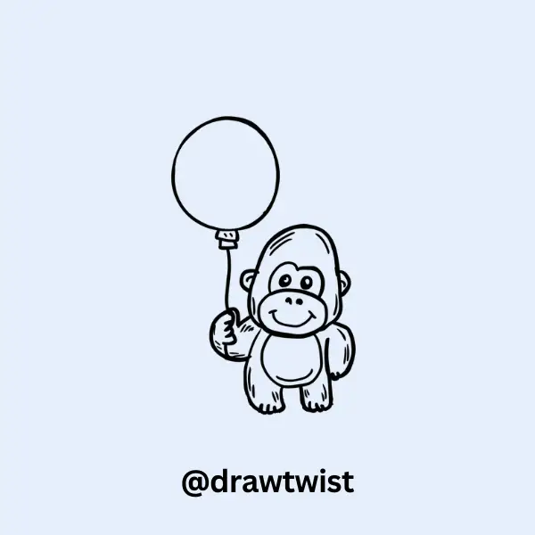 Gorilla With A Balloon