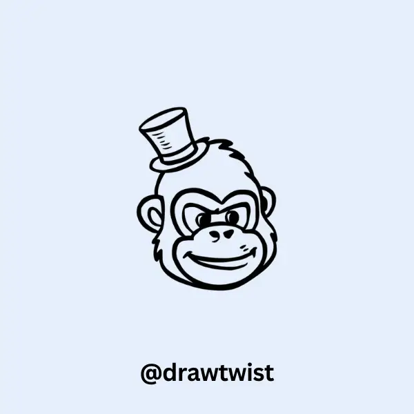 Gorilla With Tiny Hat