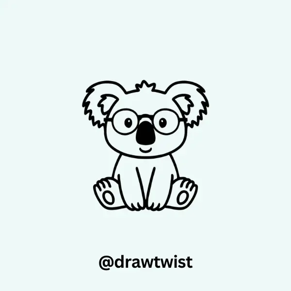 Koala Wearing Glasses