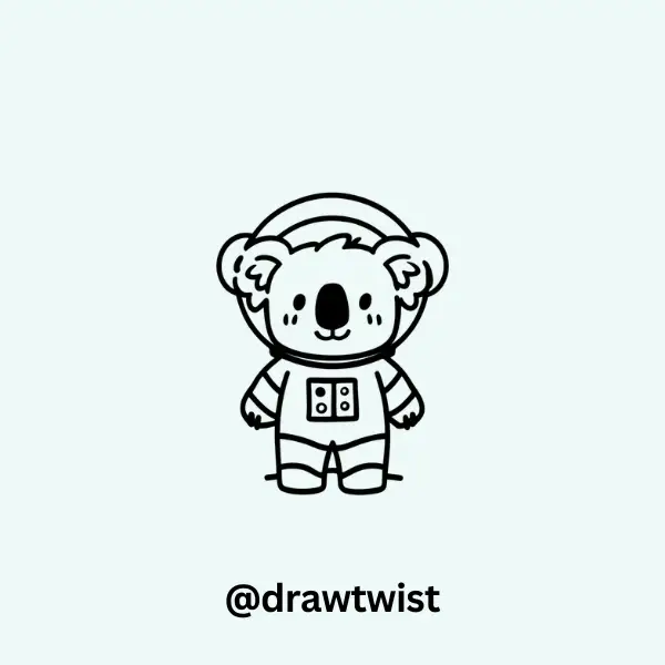 Koala in a Spacesuit