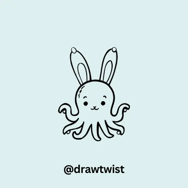 Octopus Wearing Bunny Ears