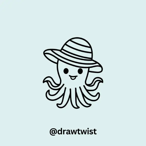 Octopus With a Sun Hat