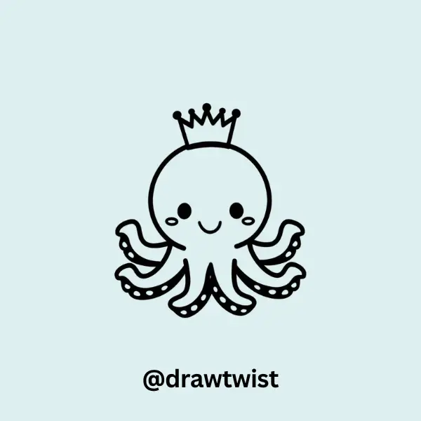 Octopus With a Tiny Crown