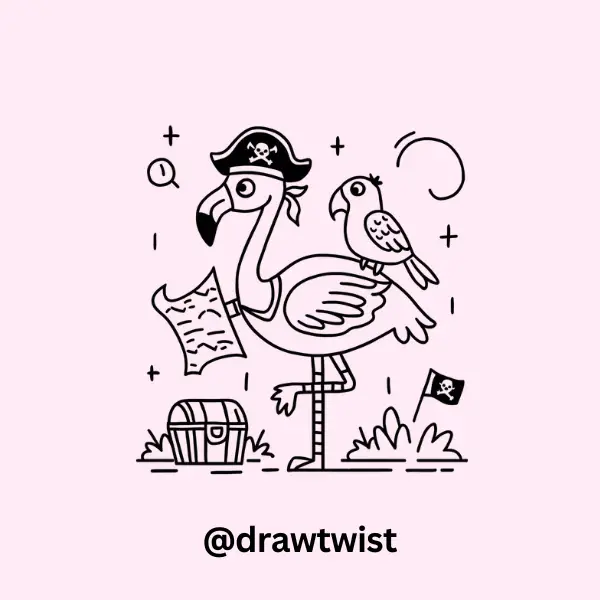 Pirate Flamingo
