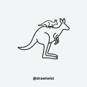 37 Easy Kangaroo Doodle Drawing Ideas - drawtwist.com