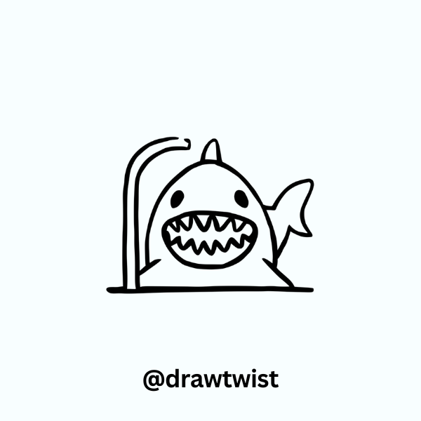 Shark Playing Hide and Seek