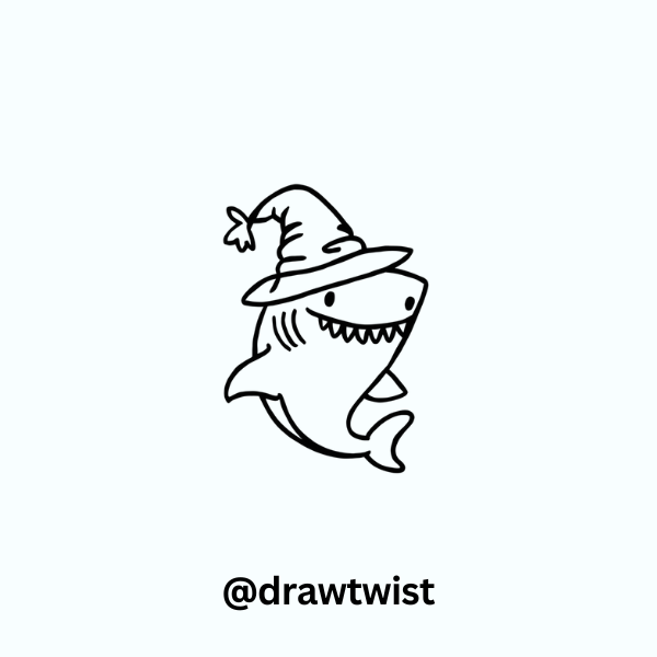 Shark in a Wizard Hat
