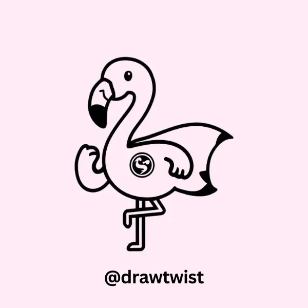 Superhero Flamingo