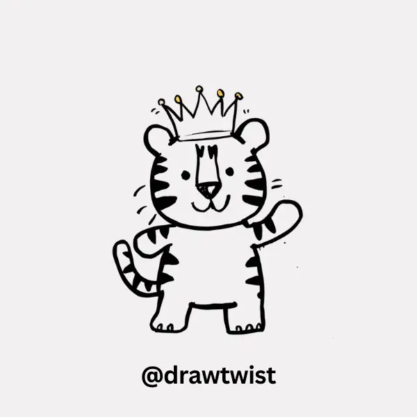 Tiger With a Crown