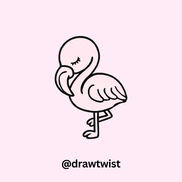 sleeping Flamingo