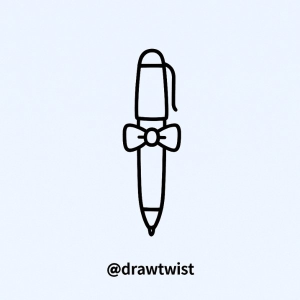 Pen with Bow Tie