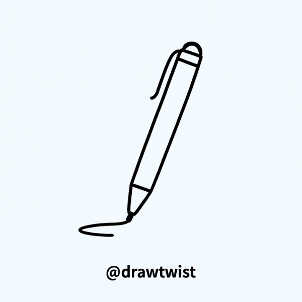 Pen Drawing a Line
