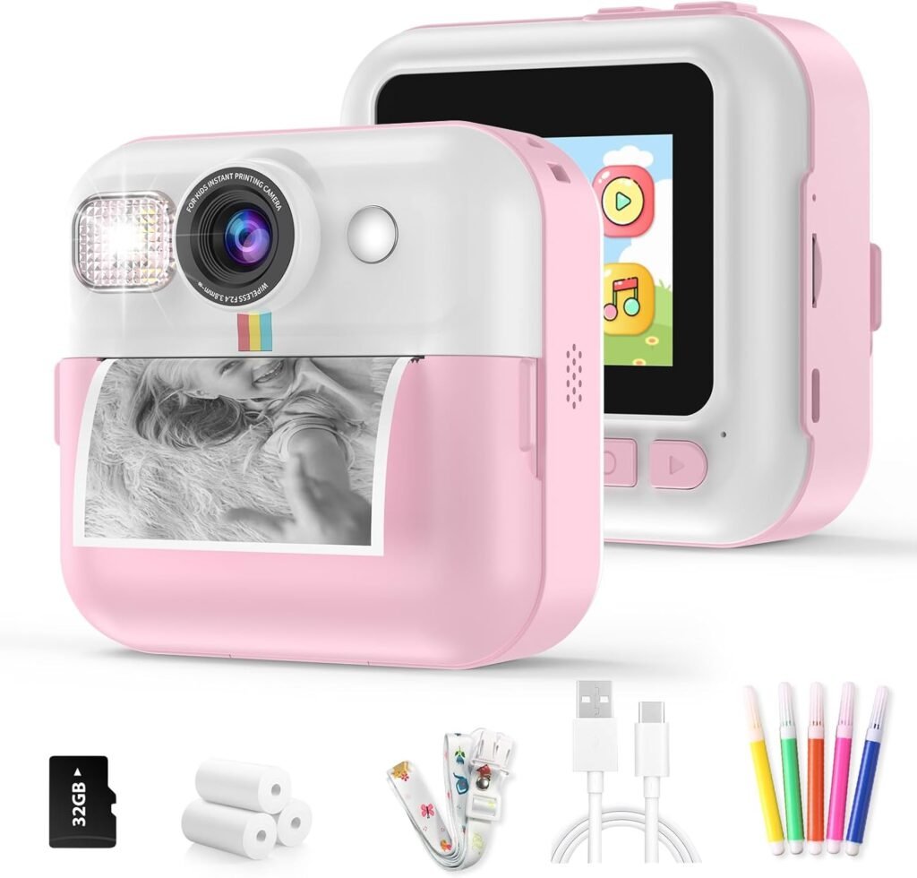 BOFIDAR Instant Print Camera for Kids