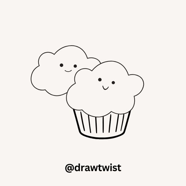 A Cake With Cotton Candy Clouds