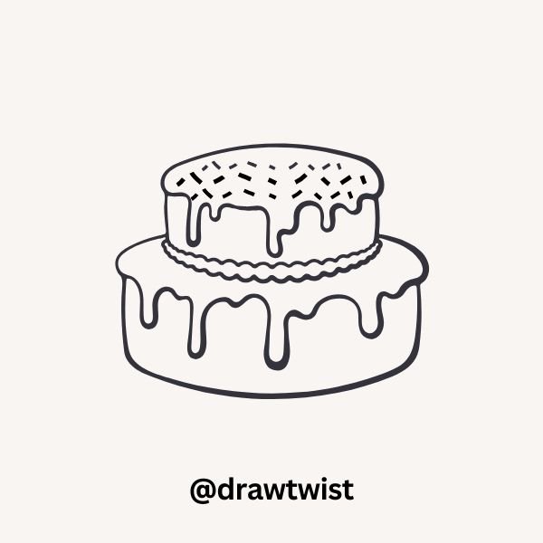 A Cake With Tiny Dancing Sprinkles