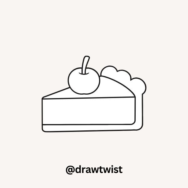 A Cake With a Cherry Pie Hat